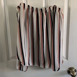 Cream Striped Shirt